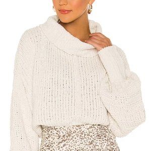 Free People Be Yours Pullover in White